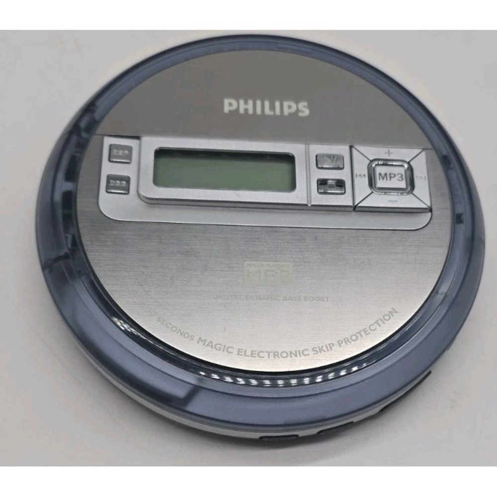 Philips EXP2550 Bass Boost Portable Disc MP3 Player Anti-Skip Tested & Works